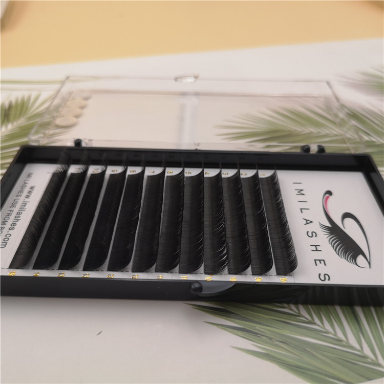 Korean PBT flat lash extensions factory - A